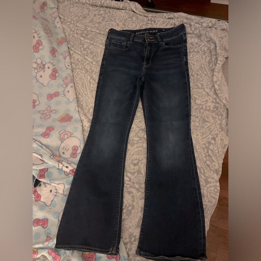 American eagle High- rise artist flare jeans